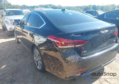 2018 Genesis G80 3.8 z USA, uszkodzony, nr VIN KMHGN4JEXJU284289